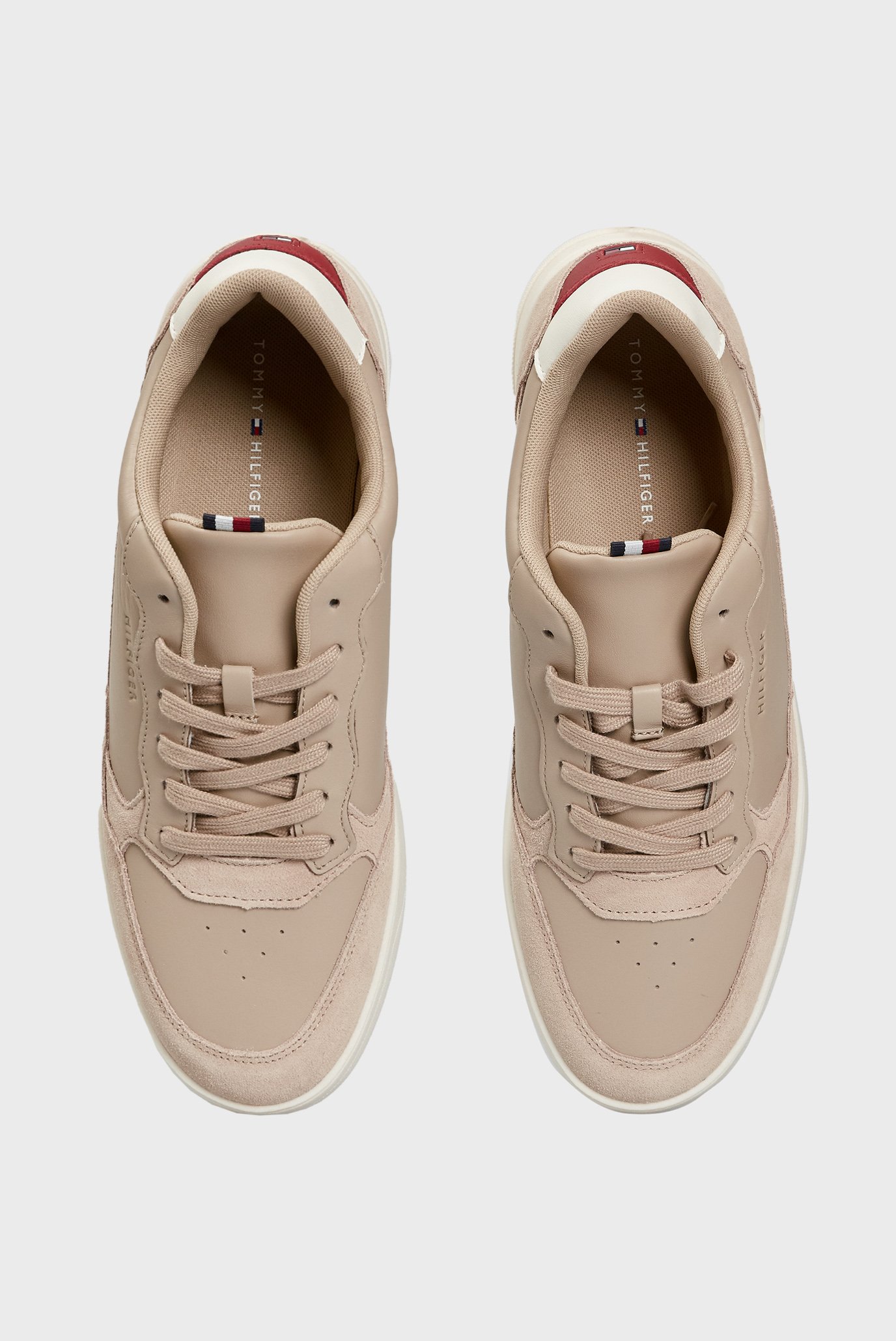 Мужские бежевые кожаные сникерcы ELEVATED CUPSOLE LEATHER MIX 4