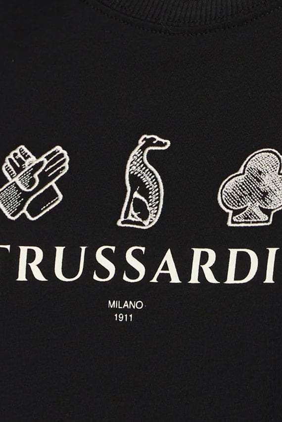 Футболка REGULAR FIT T-SHIRT - TRUSSARDI LEGACY PRINT+EMBROIDERY