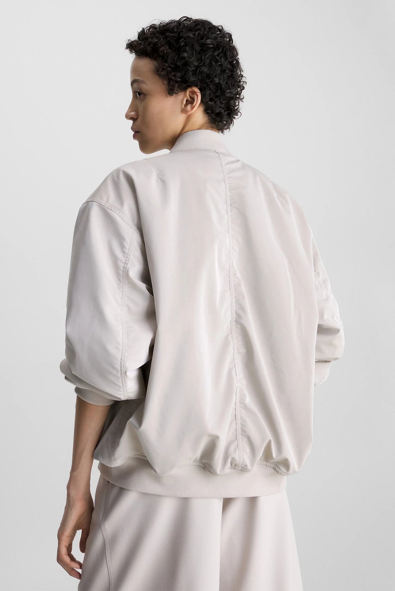 Женский серый бомбер SHINE PADDED BOMBER JACKET 3