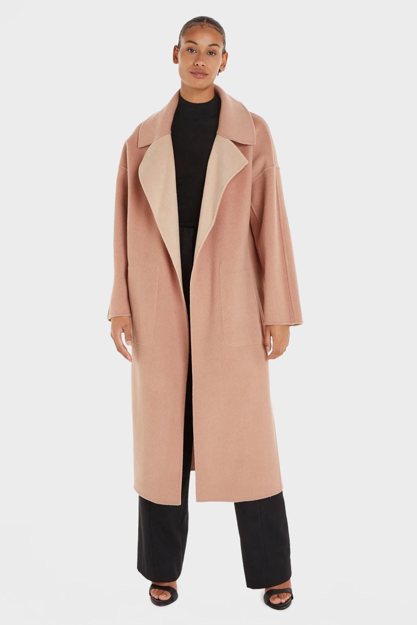 Пальто DF WOOL REVERSIBLE WRAP COAT 7