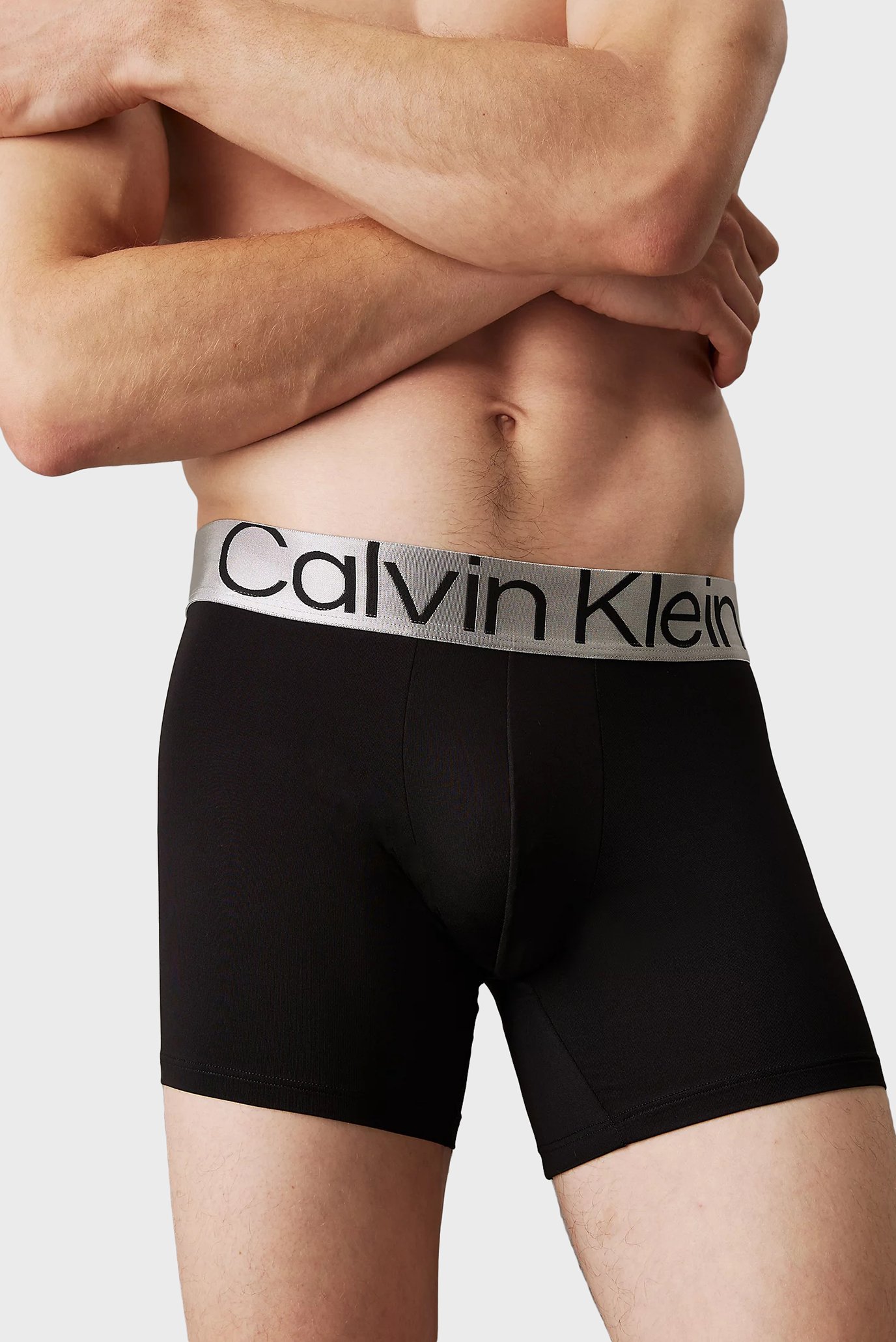 Мужские черные боксеры (3 шт) BOXER BRIEF 3PKCalvin Klein Мужские черные боксеры (3 шт) BOXER BRIEF 3PK 4