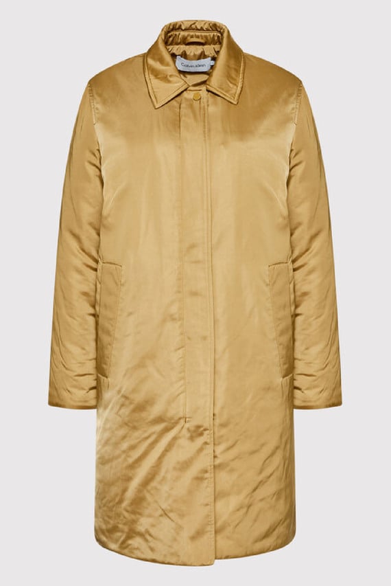 Пальто MINIMAL PADDED SATIN COAT