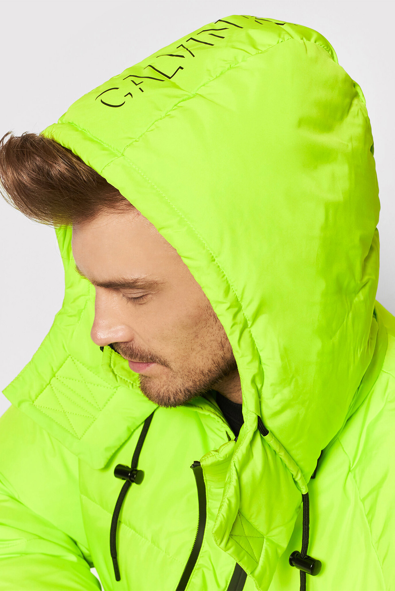 Куртка зимняя BLOCKING HOODED SHORT PUFFER 4