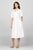 Женское белое льняное платье LINEN SS MIDI SHIRT DRESS