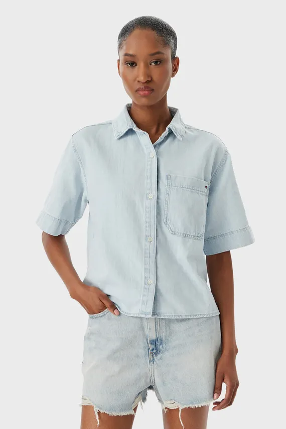 Рубашка с коротким рукавом DNM TAM RELAXED SHIRT SS Tommy Hilfiger