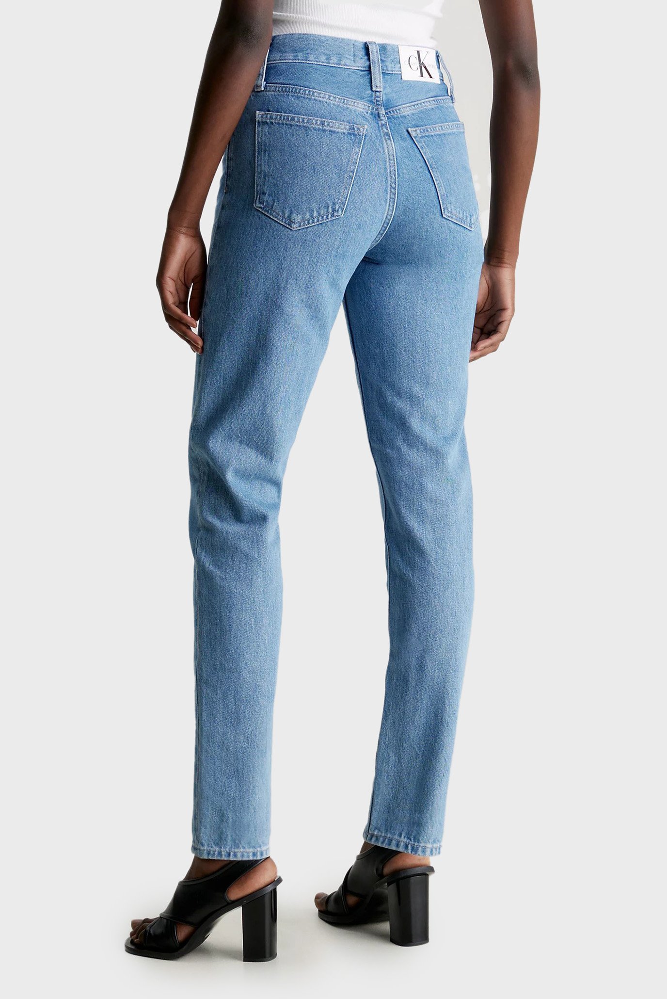 Женские голубые джинсы MOM JEAN 2