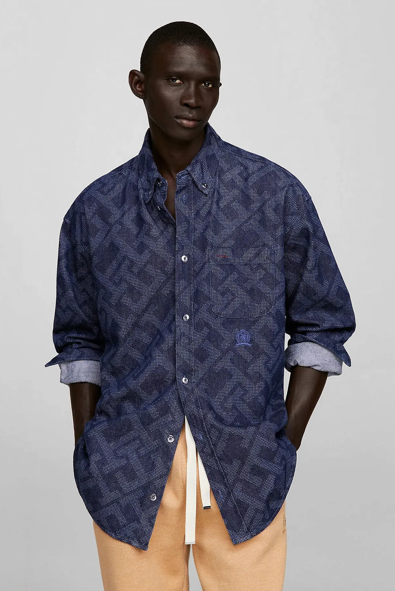 Рубашка THC DG MONOGRAM DENIM SHIRT 3