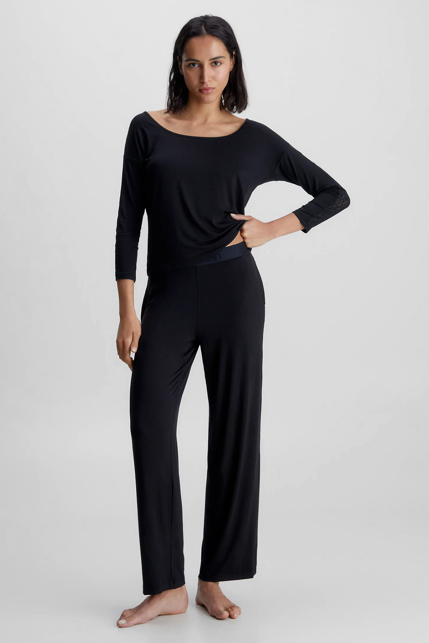 Лонгслив L S CURVE NECK 2