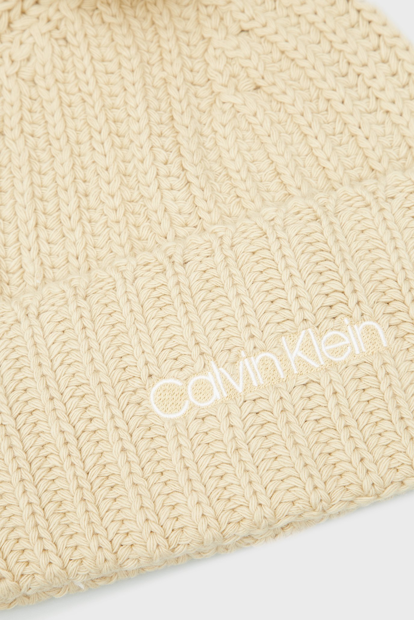 Шапка OVERSIZED KNIT BEANIE W  POMPOM 2