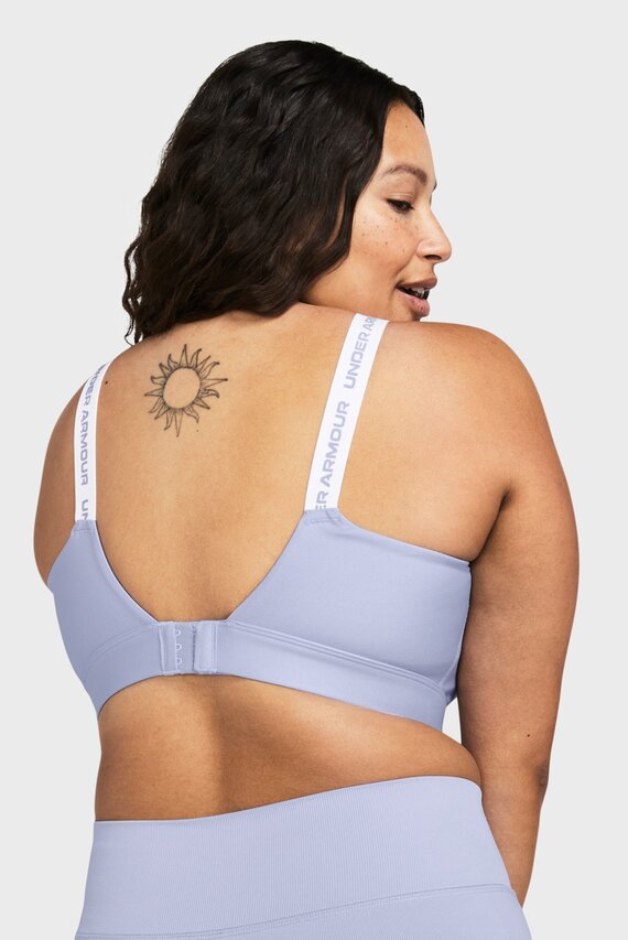 Женский сиреневый спортивный топ UA Infinity High 2.0 Bra