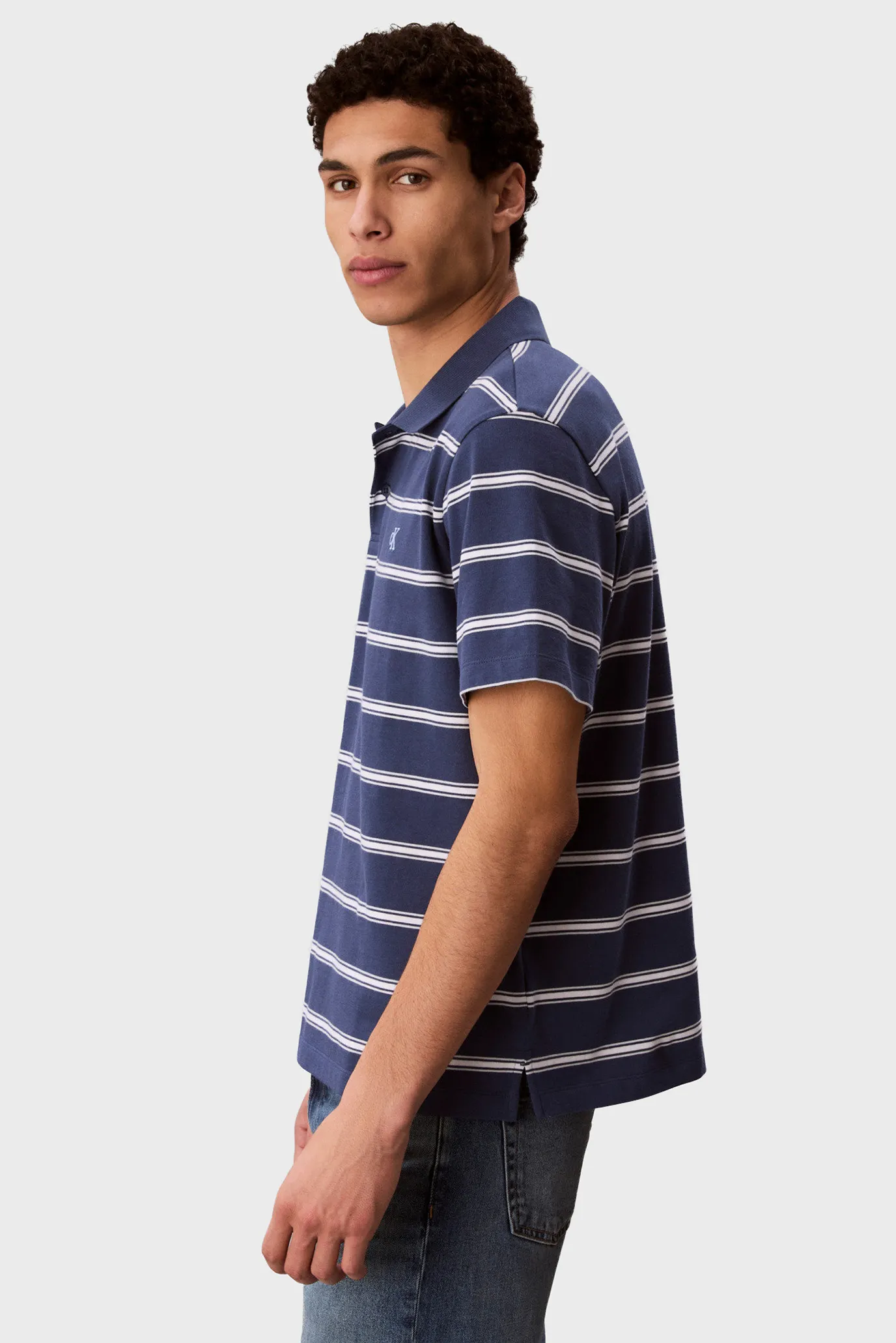 Поло SS EASY 16S JERSEY STRIPE POLO 3