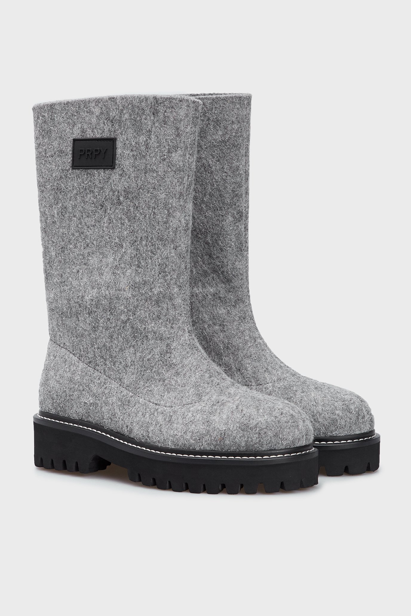 Женские серые сапоги Alisa 2