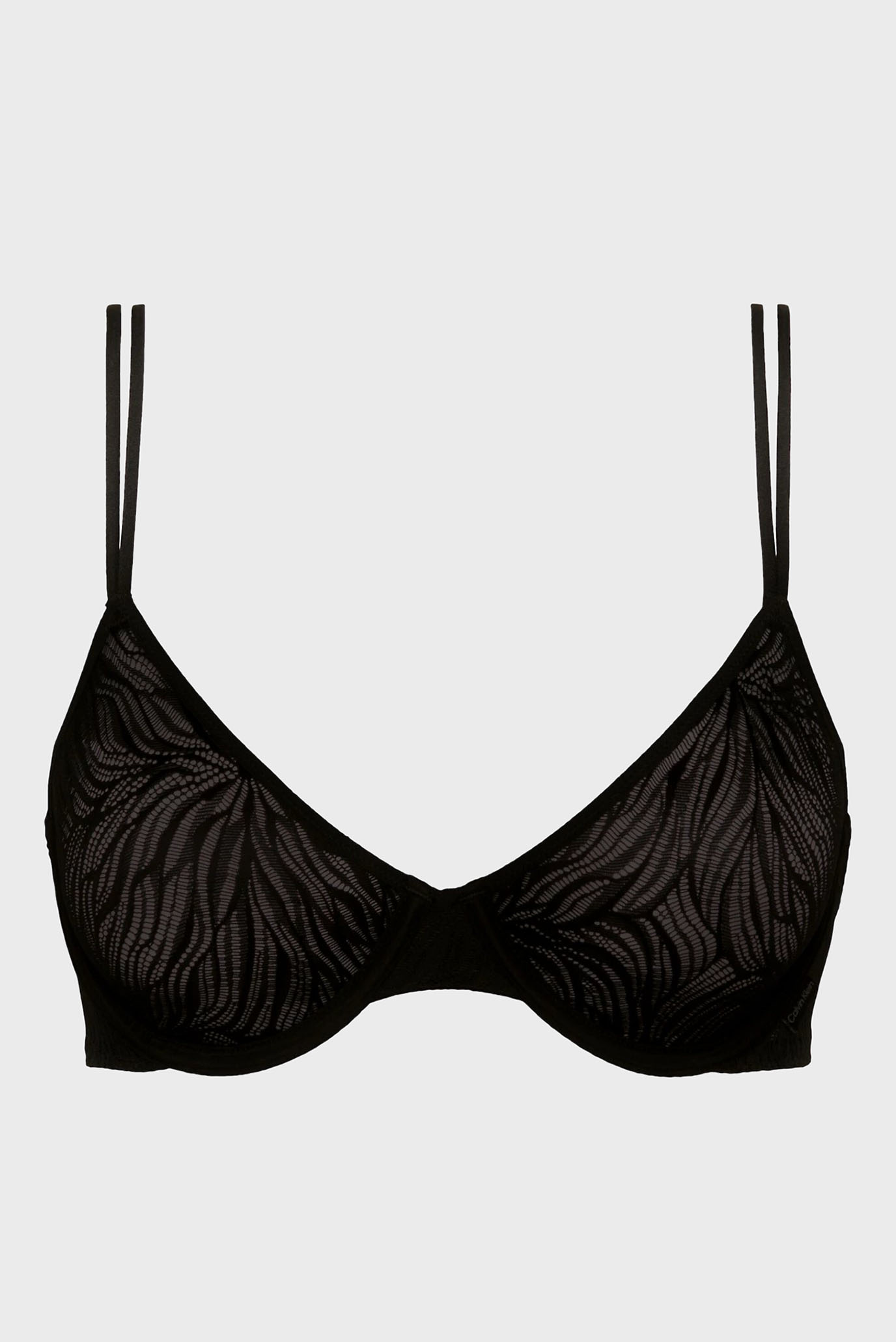 Женский черный бюстгальтер UNLINED DEMI 2