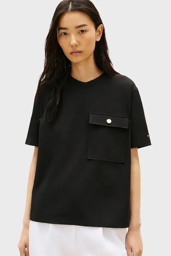 Футболка GOLD BUTTON LONG SS TEE Tommy Hilfiger