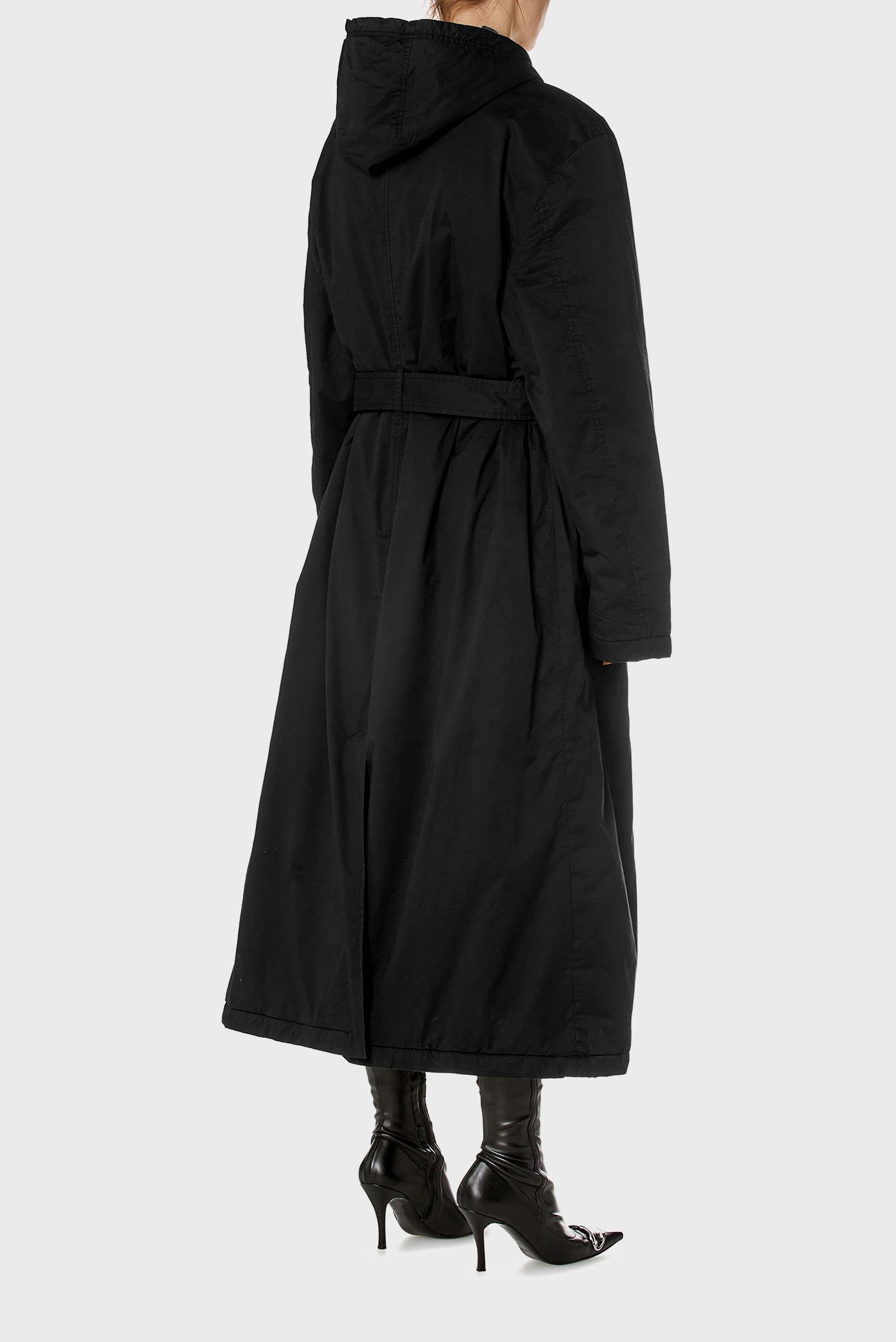 Женский черный плащ J-MARLON-FEM 2