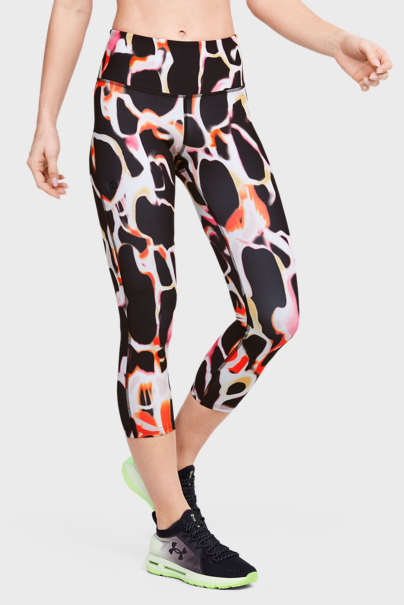 Женские спортивные капри с принтом UA Rush Electric Printed Crop 10