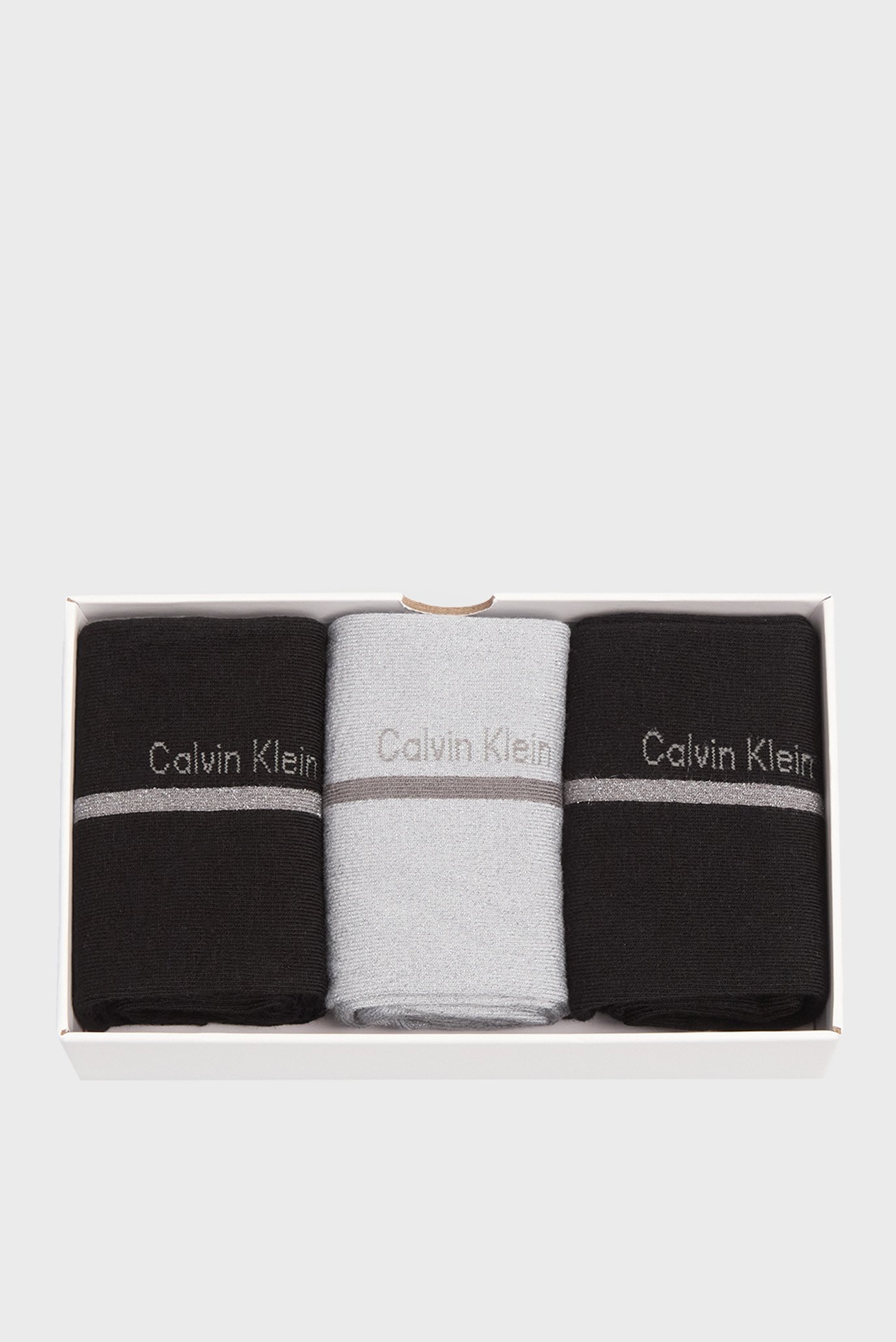 Набор носков CK WOMEN SOCK 3P GIFTBOX LUREXCalvin Klein Набор носков CK WOMEN SOCK 3P GIFTBOX LUREX 1