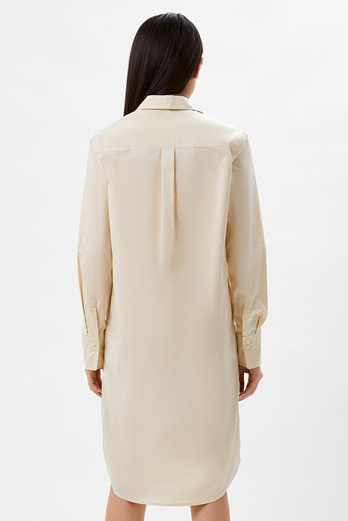 Женское бежевое платье SHINY 3