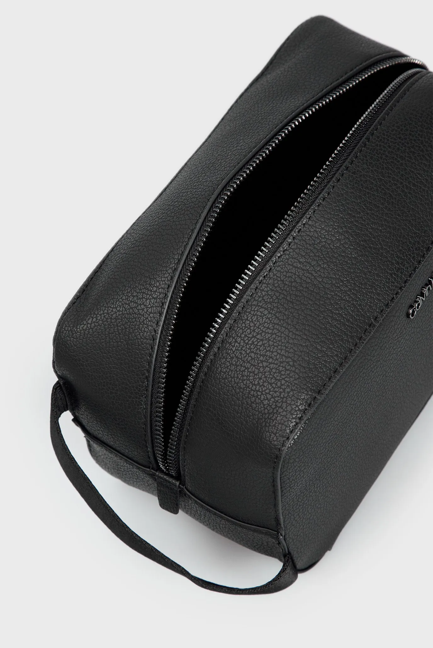 Мужской черный несессер CK DIAGONAL WASHBAG 5