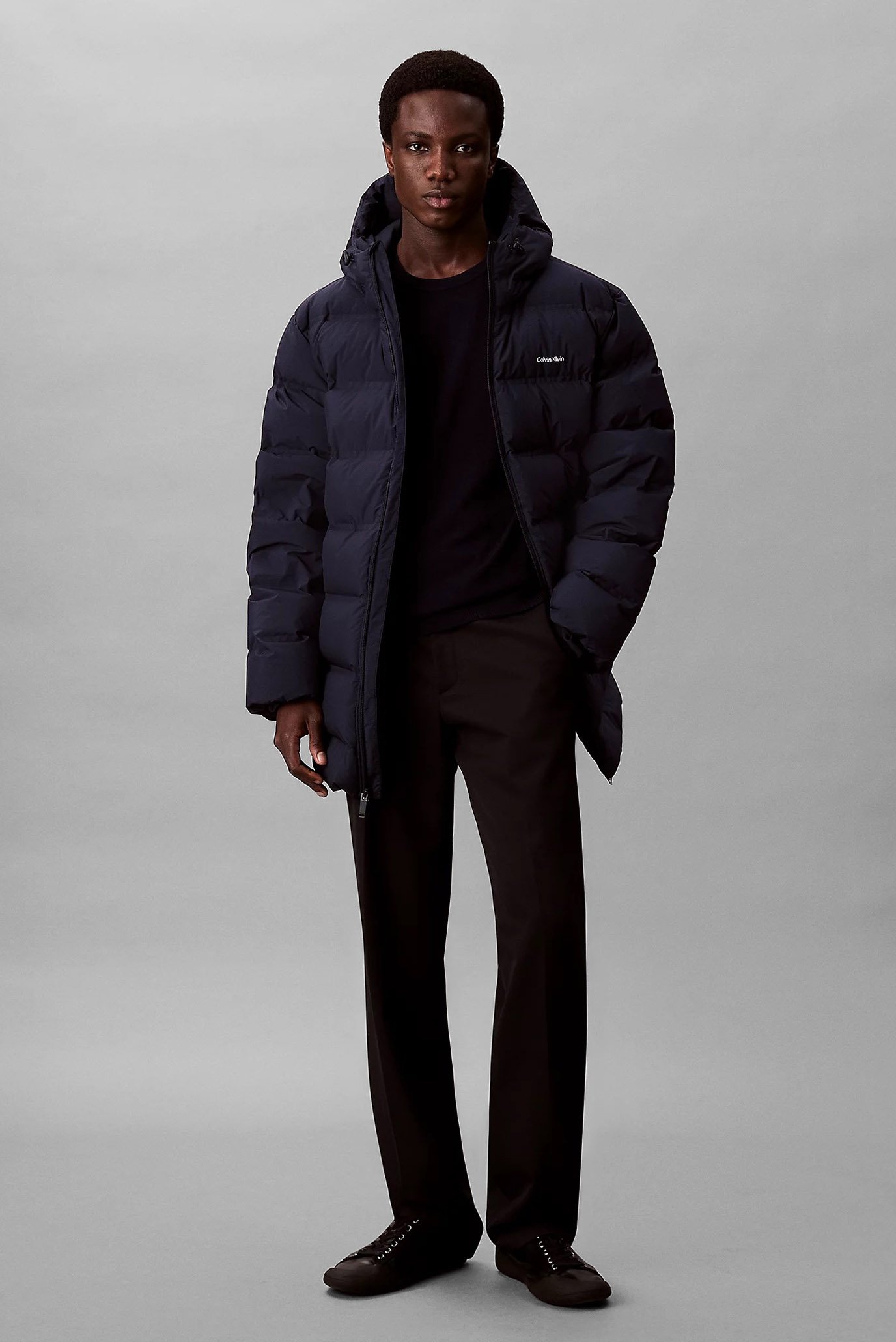 Куртка зимняя LS BONDED CHNNLD LONG HOODED PUF 1