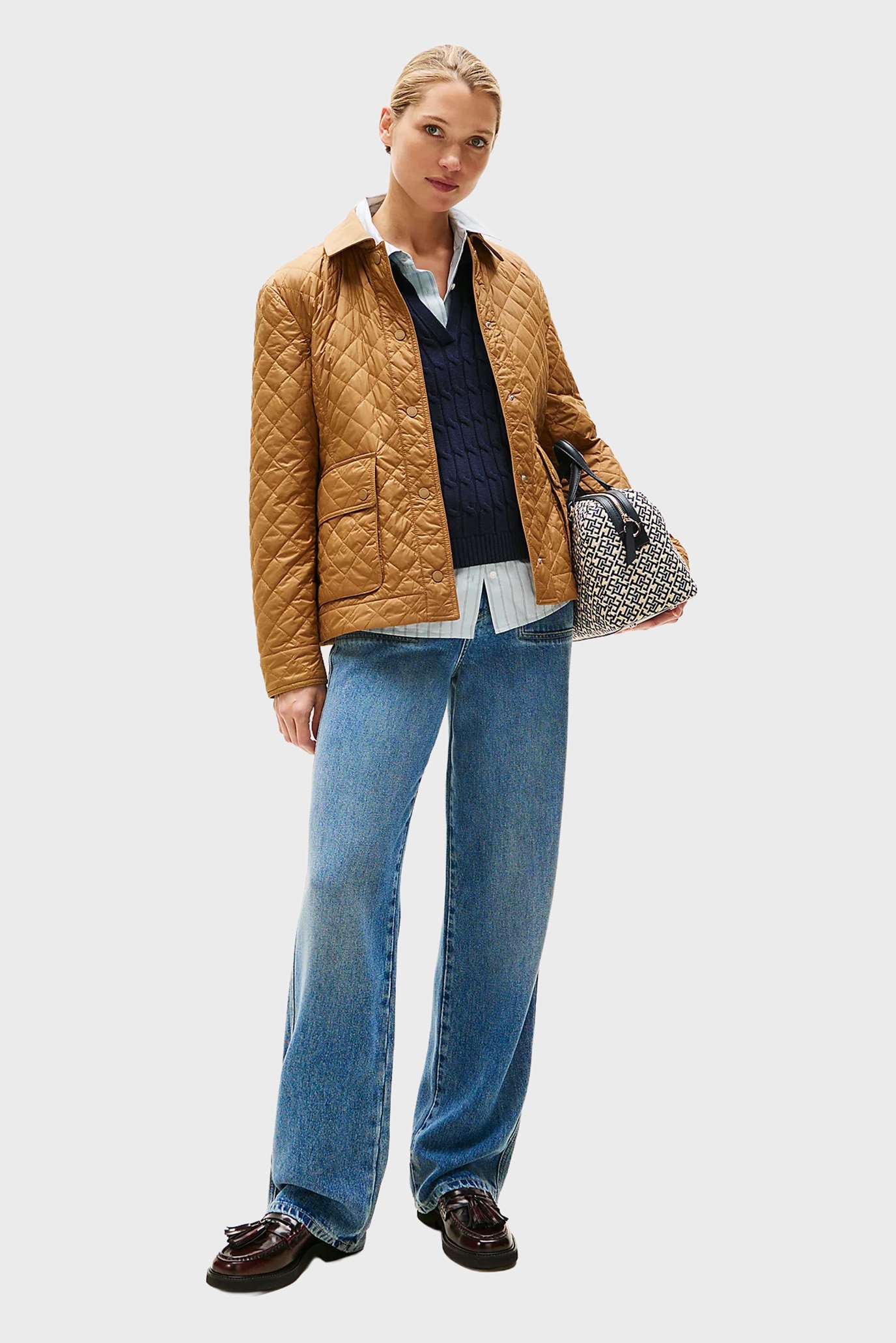 Куртка демисезонная/PADDED NYLON SLIM QUILTED JACKET 2