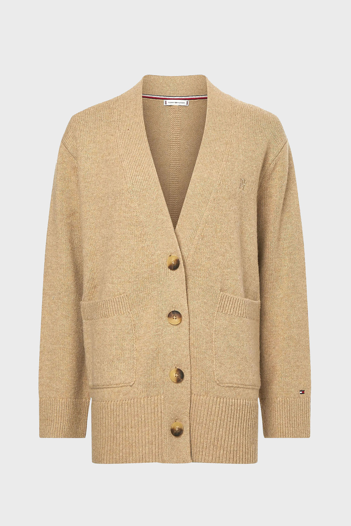 Кардиган WOOL BLEND V-NK CARDIGAN 5