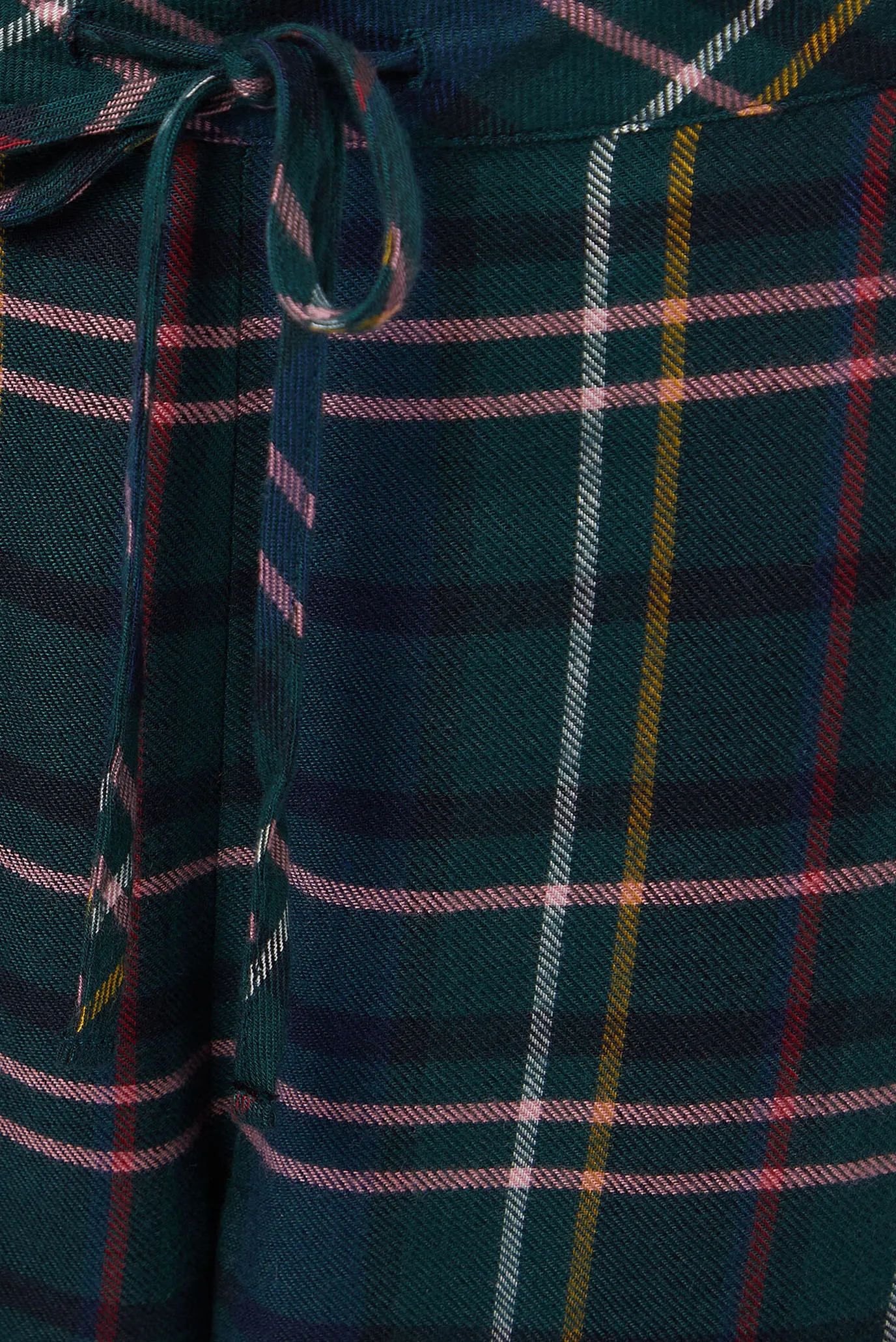 Женские зеленые брюки в клетку EASY 4