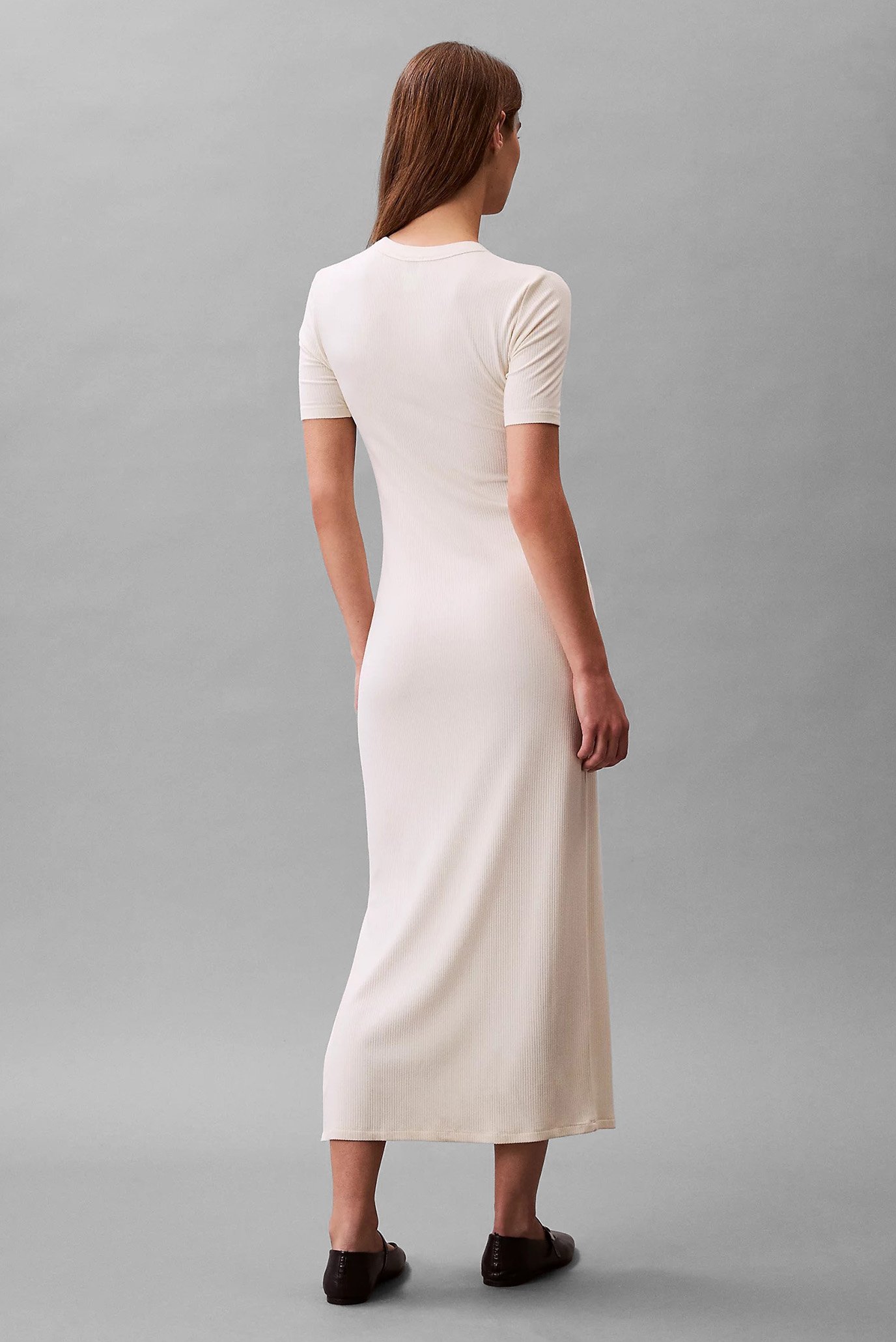 Платье A - MODAL RIB SS DRESS 3