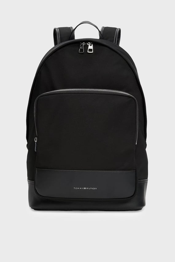 Мужской черный рюкзак TH BUSINESS NYLON BACKPACK