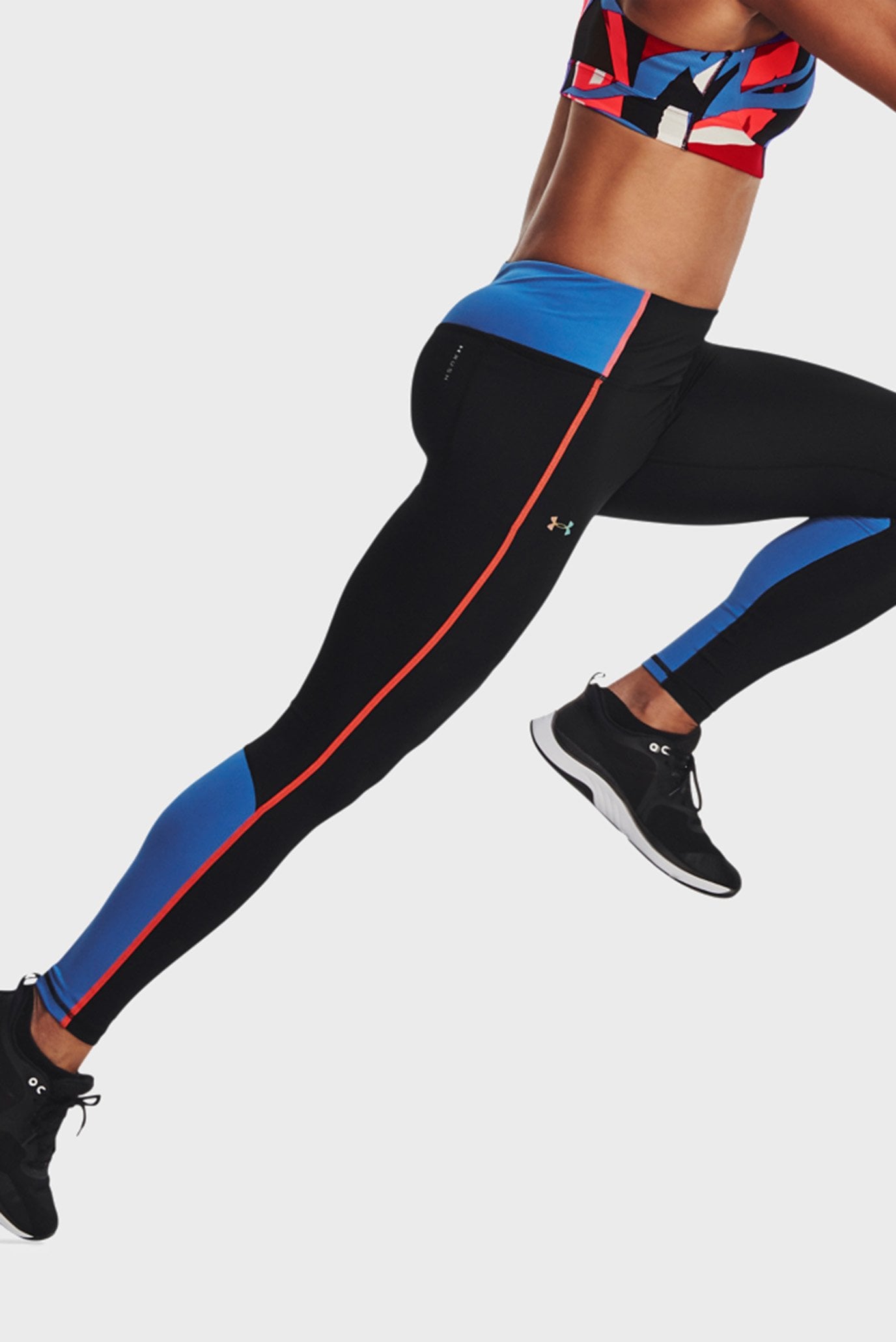 Женские черные тайтсы UA SmartForm RushLeg Packs 4