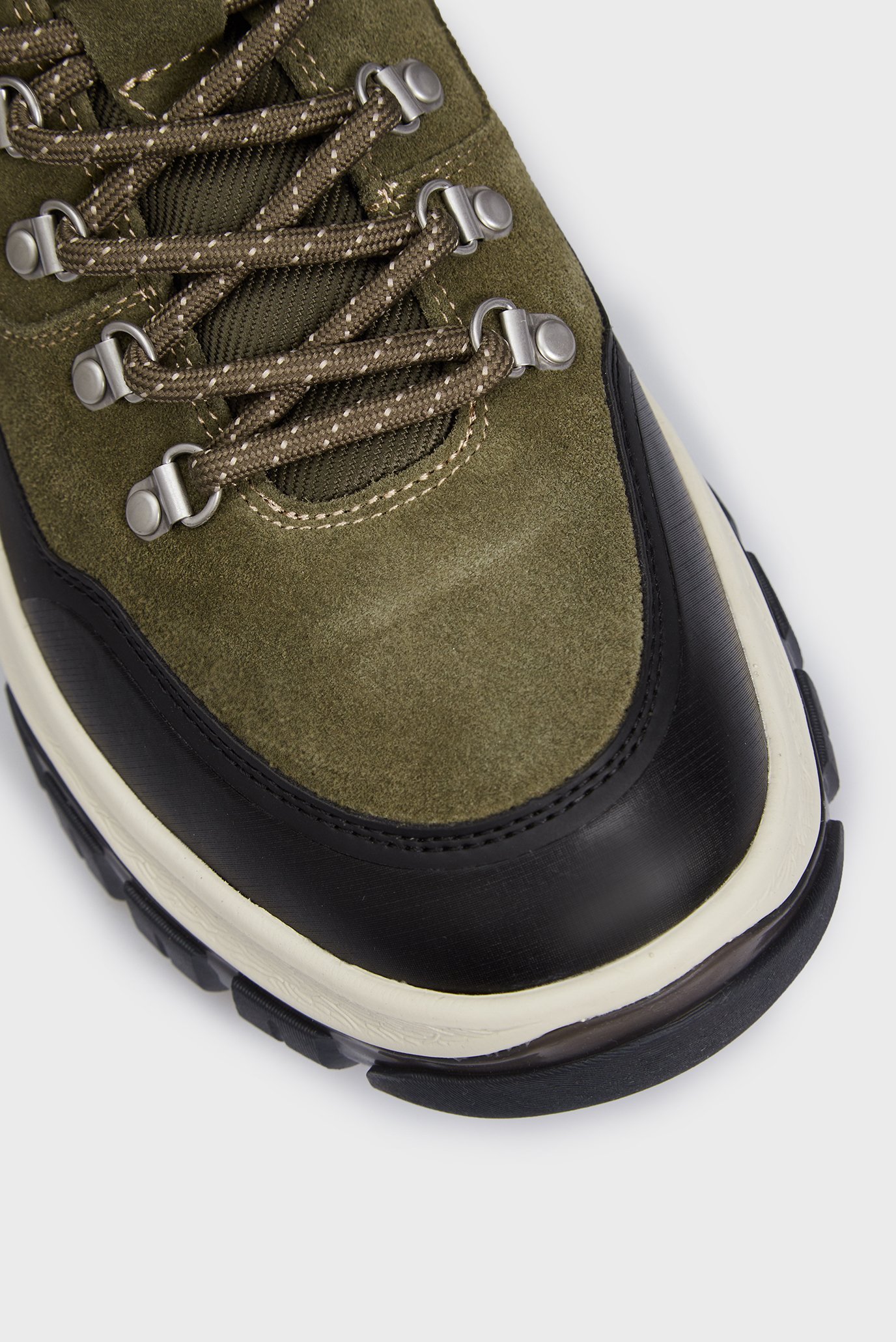 Мужские зеленые замшевые хайкеры Hillark 4