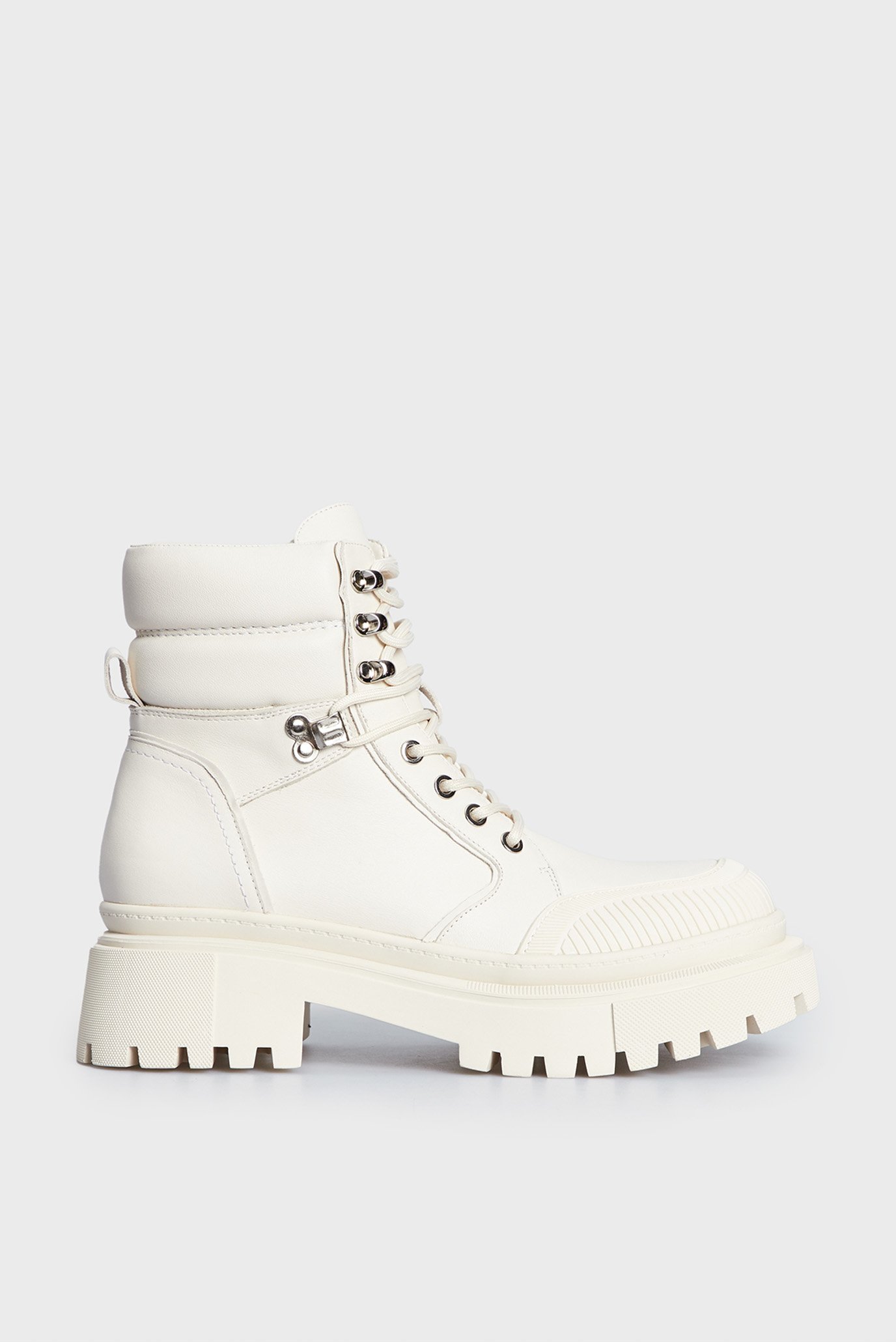 Женские белые кожаные хайкеры Harlow 6