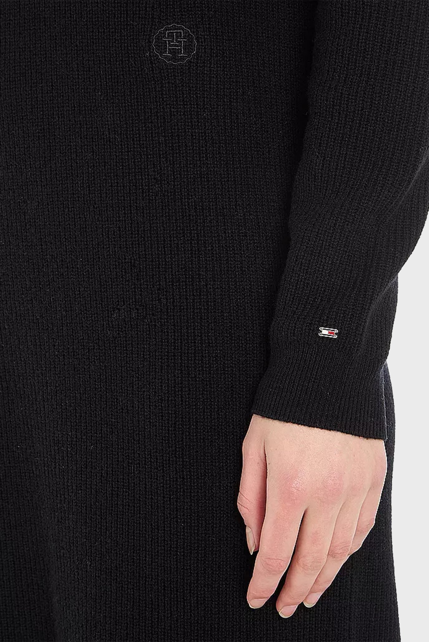 Платье MD WOOL CASH ROLL-NK MIDI DRESS 3