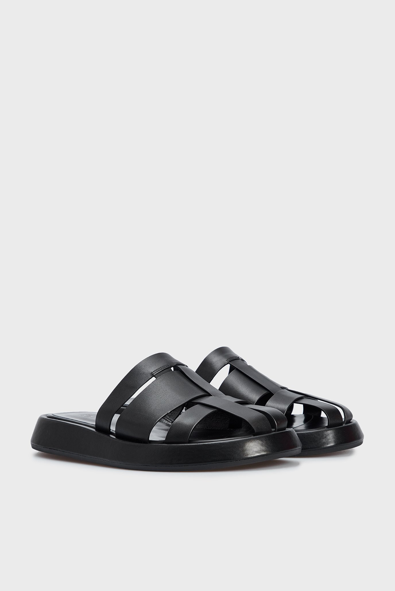 Женские черные кожаные мюли RobinPRPY Женские черные кожаные мюли Robin 3