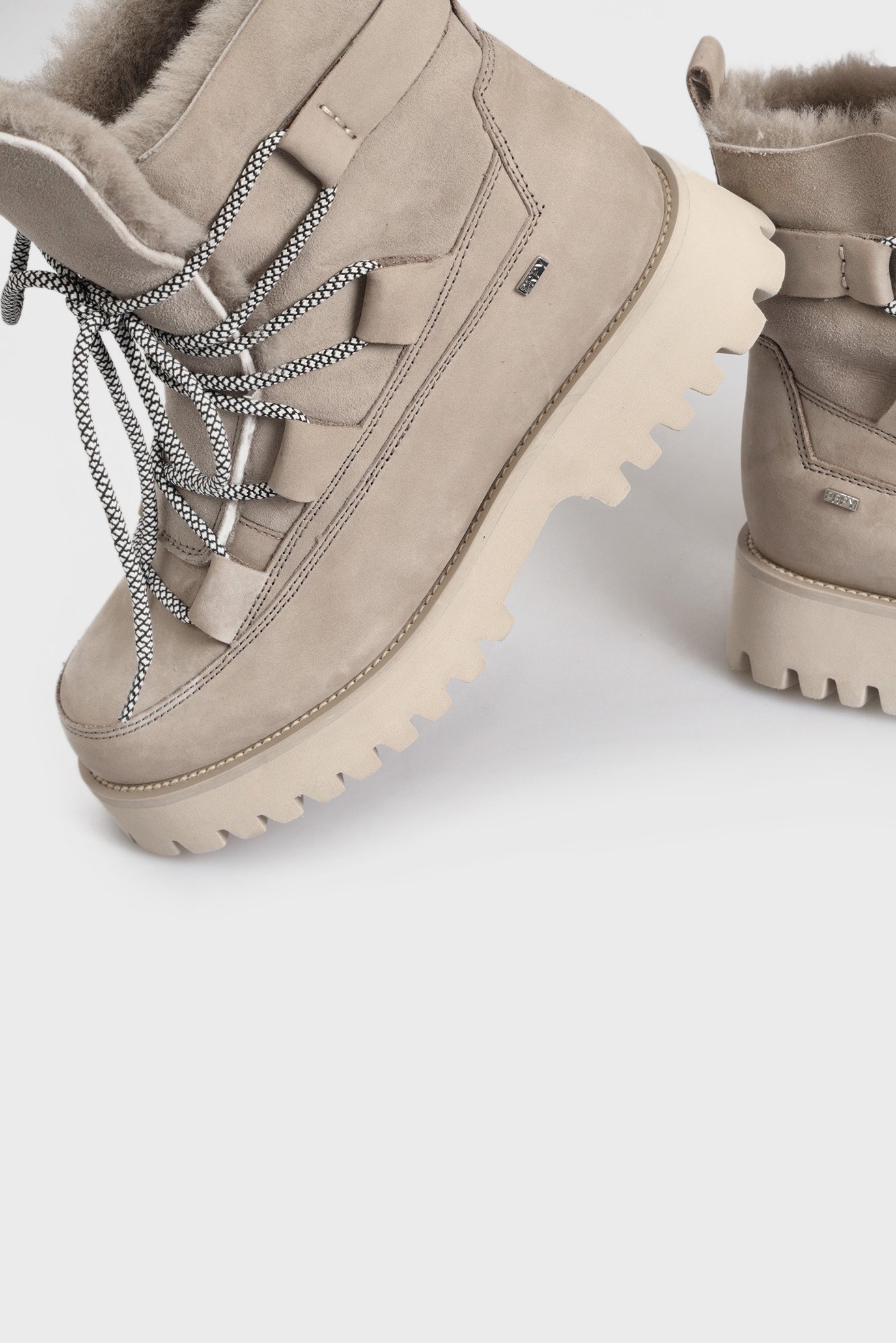 Женские серые замшевые полусапогиPRPY Женские серые замшевые полусапоги 9