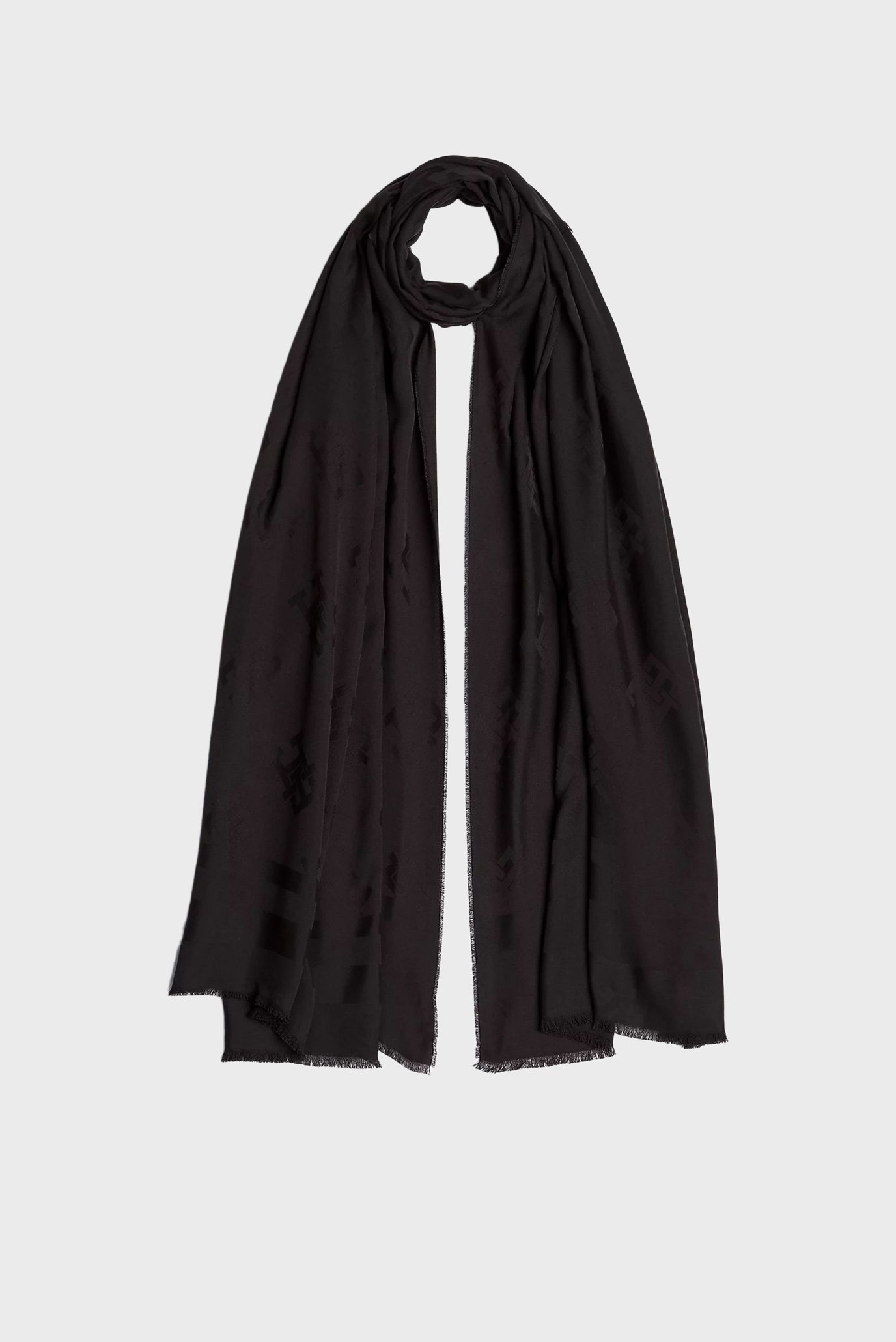 Шарф/TH MONOGRAM JACQUARD SCARF 1