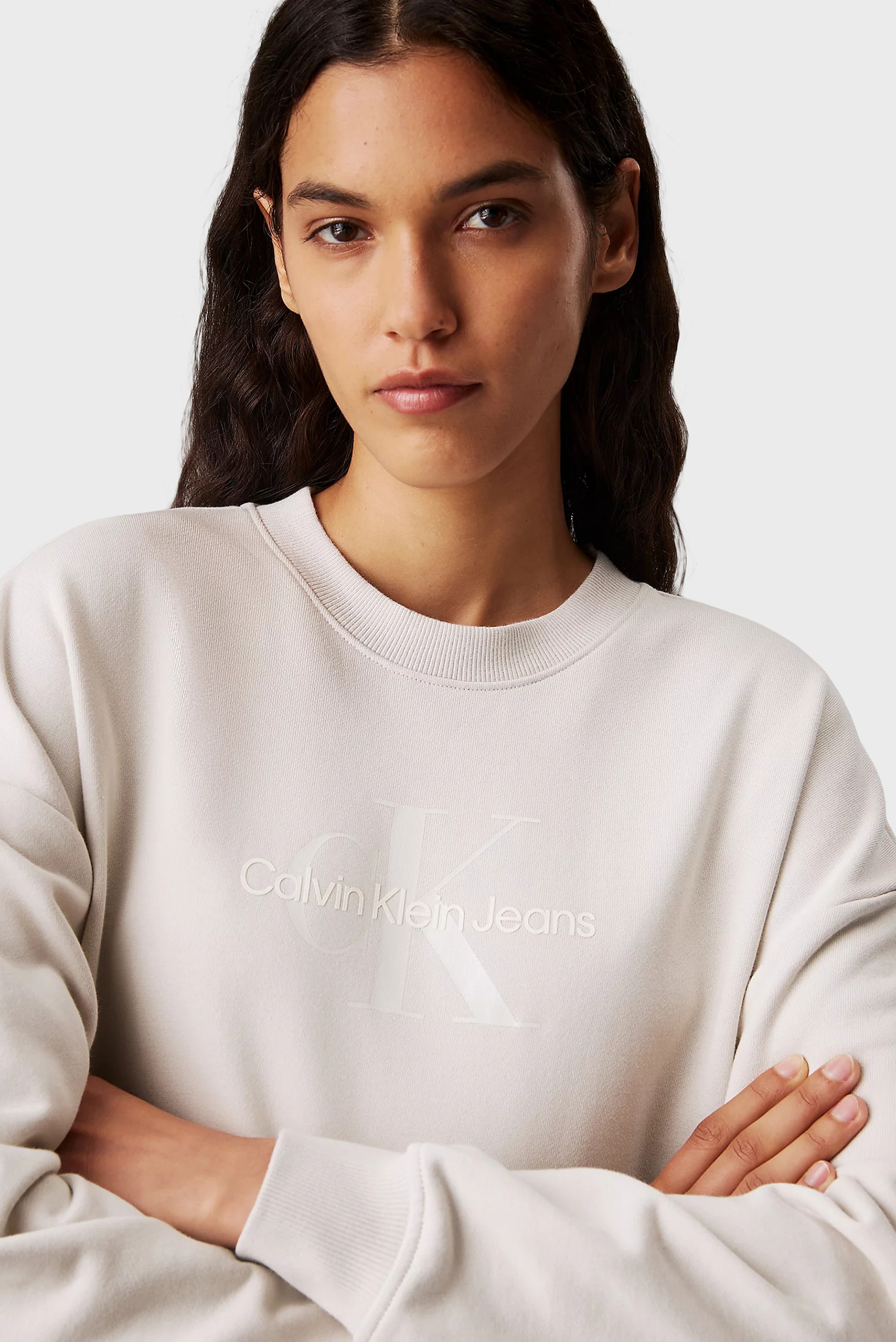 Свитшот GLOSSY MONOLOGO REGULAR CREWNECK 2