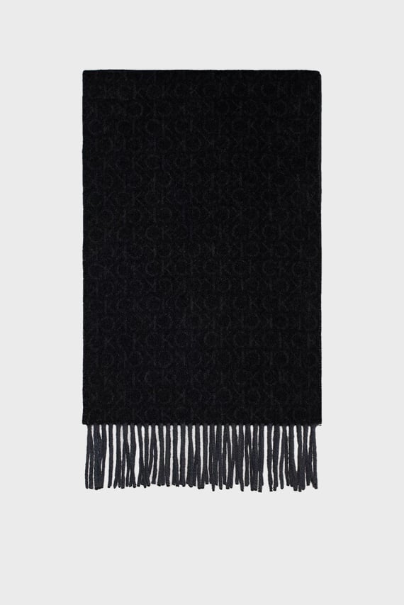 Шарф CLASSIC WOOL SCARF MONOGRAM Calvin Klein