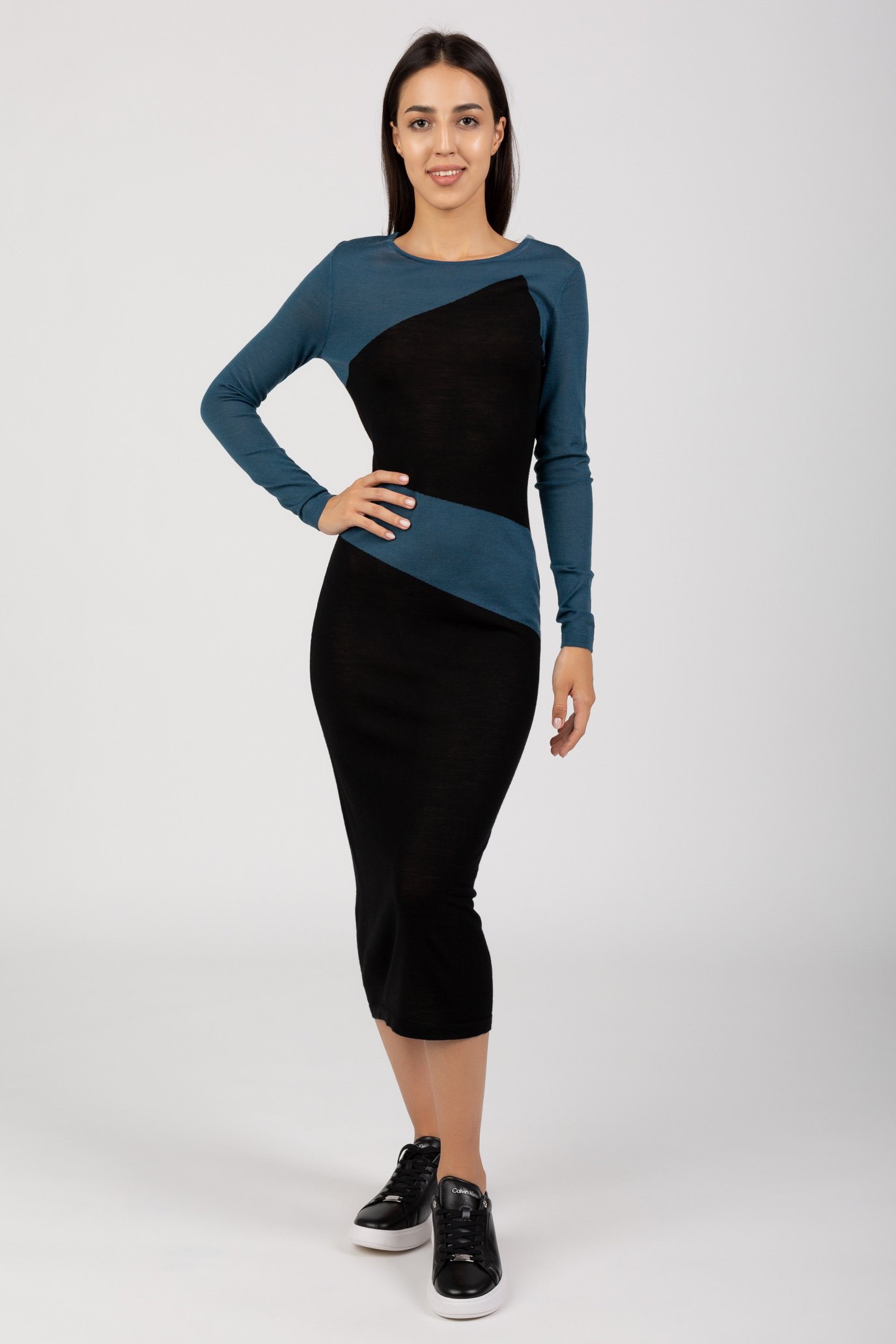 Платье CLRBLOCK EXTRA FINE WOOL DRESSCalvin Klein Платье CLRBLOCK EXTRA FINE WOOL DRESS 5