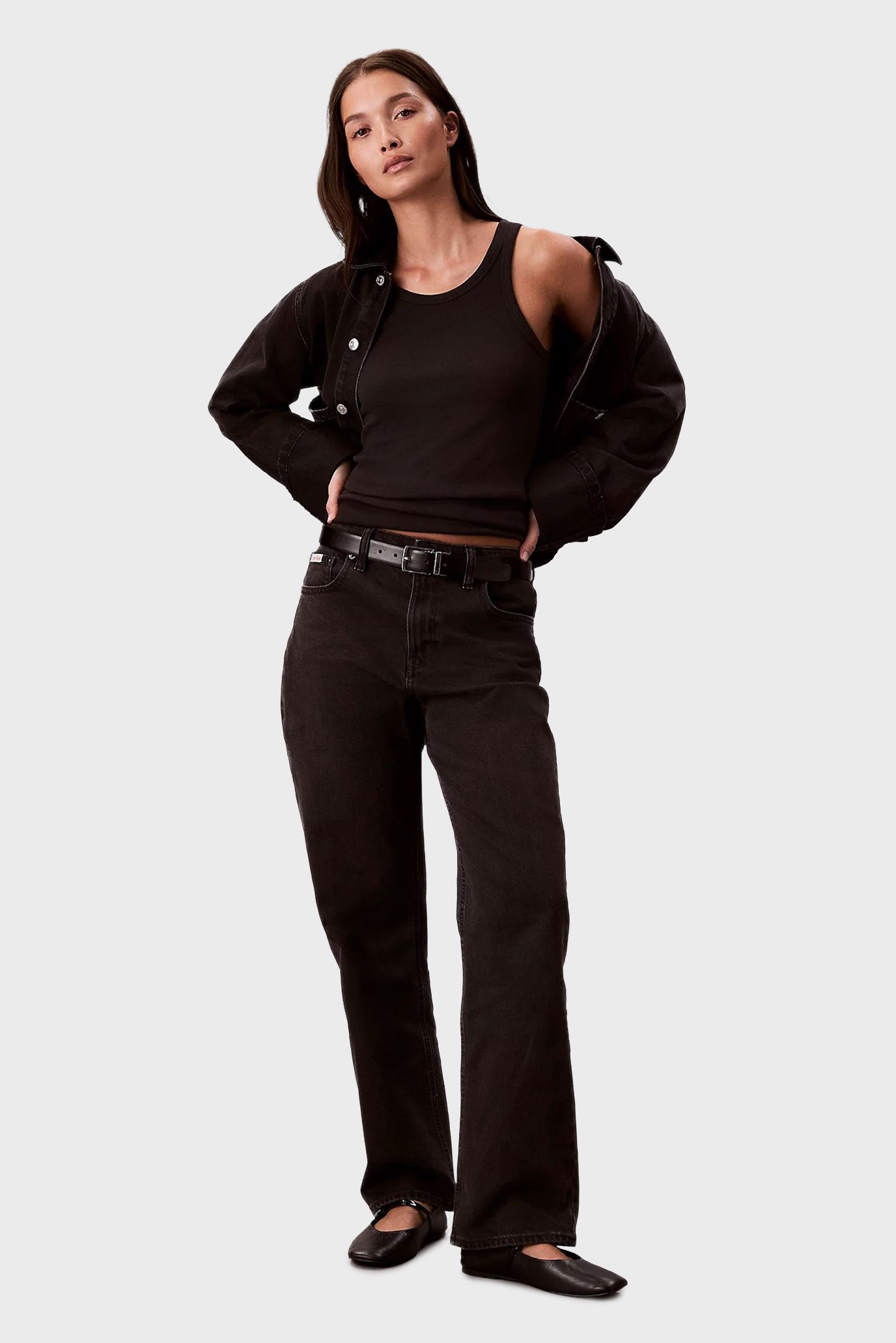 Джинсы HIGH RISE STRAIGHT CK ESSENTIAL 2