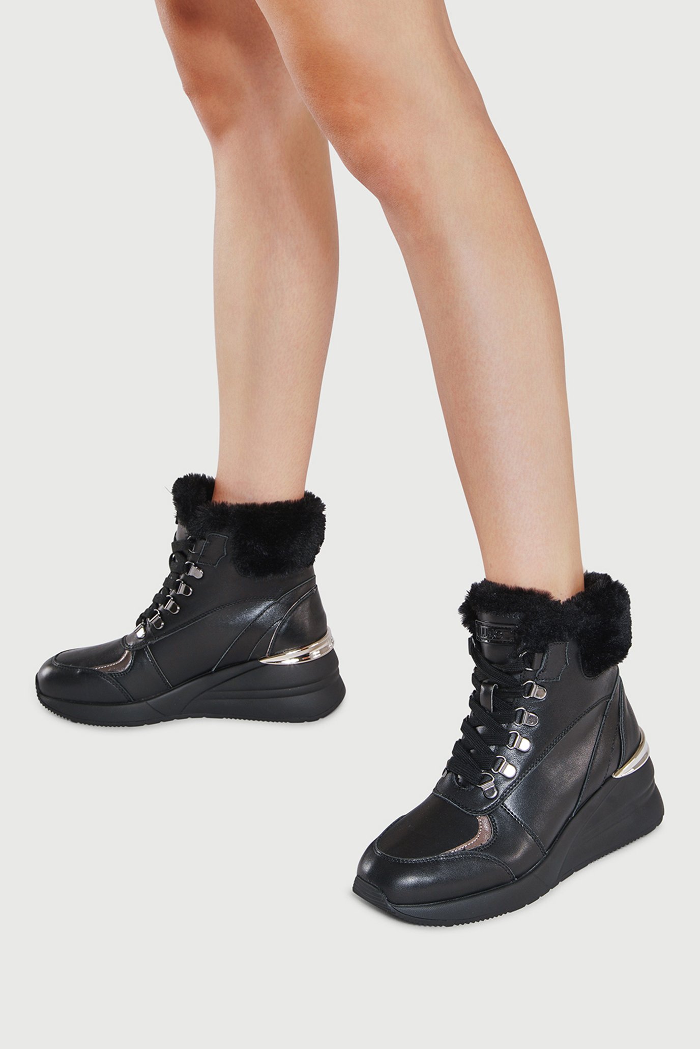 Хайтопы ALYSSA 05 - MID SNEAKER CALF BLACK 4