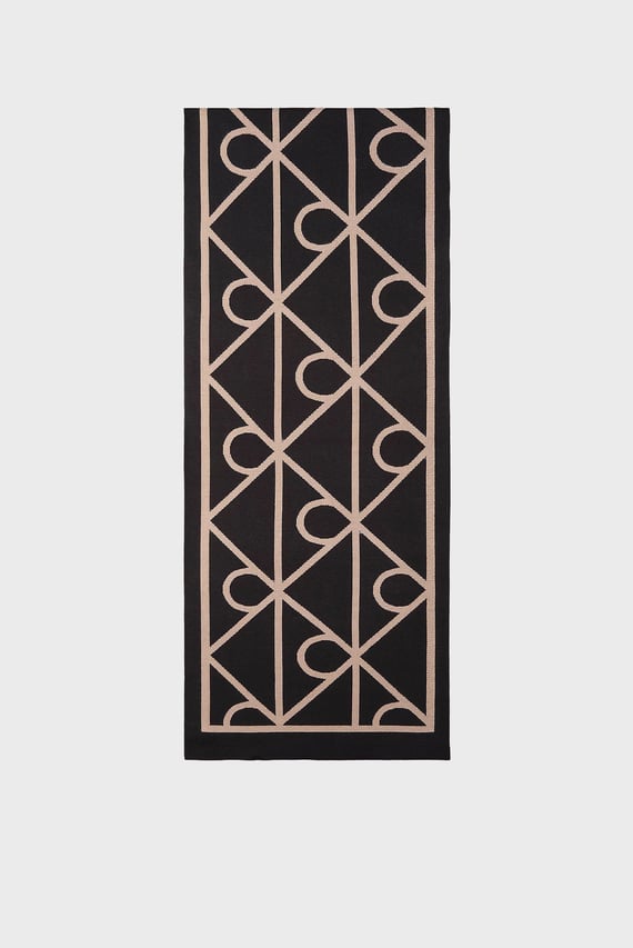 Шарф EMBLEM AOP JCQ FINE RIB SCARF