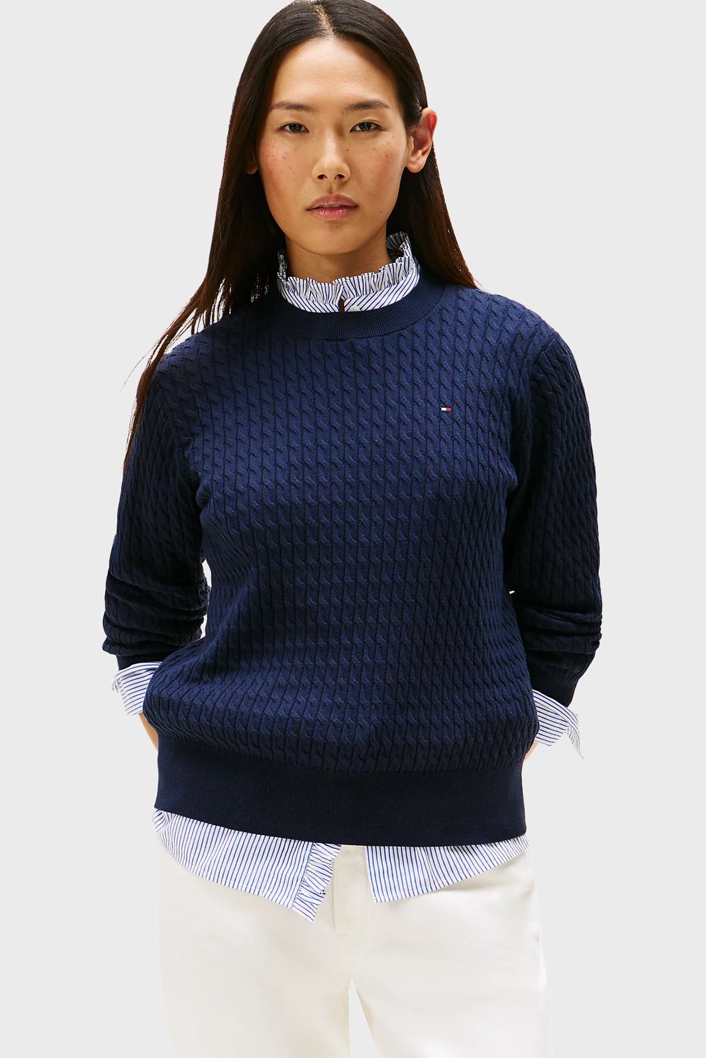 Свитер CO CABLE C-NK LS SWEATER 1