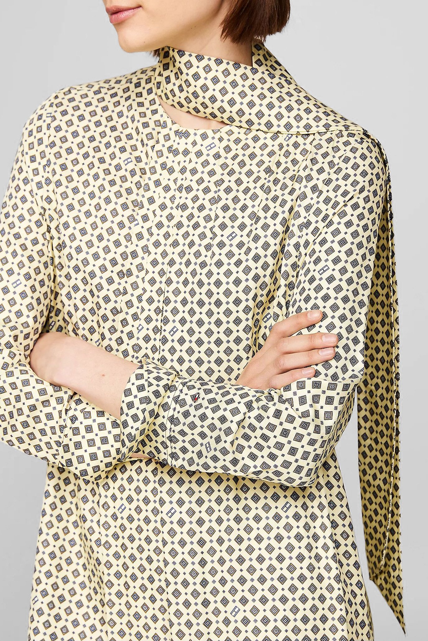 Платье FOULARD DRAPED MIDI DRESS 4