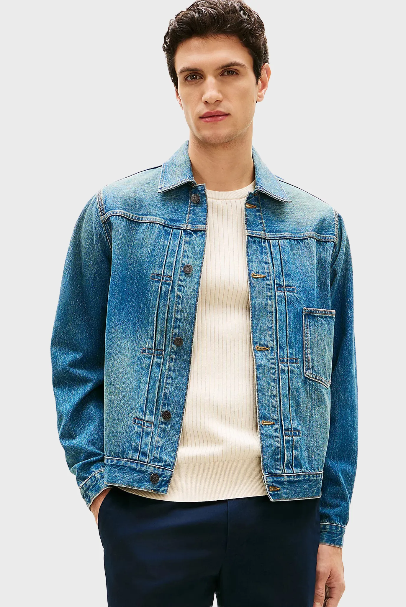 Куртка джинсовая TRUCKER JKT TYPE 1 MARIO INDIGO 1