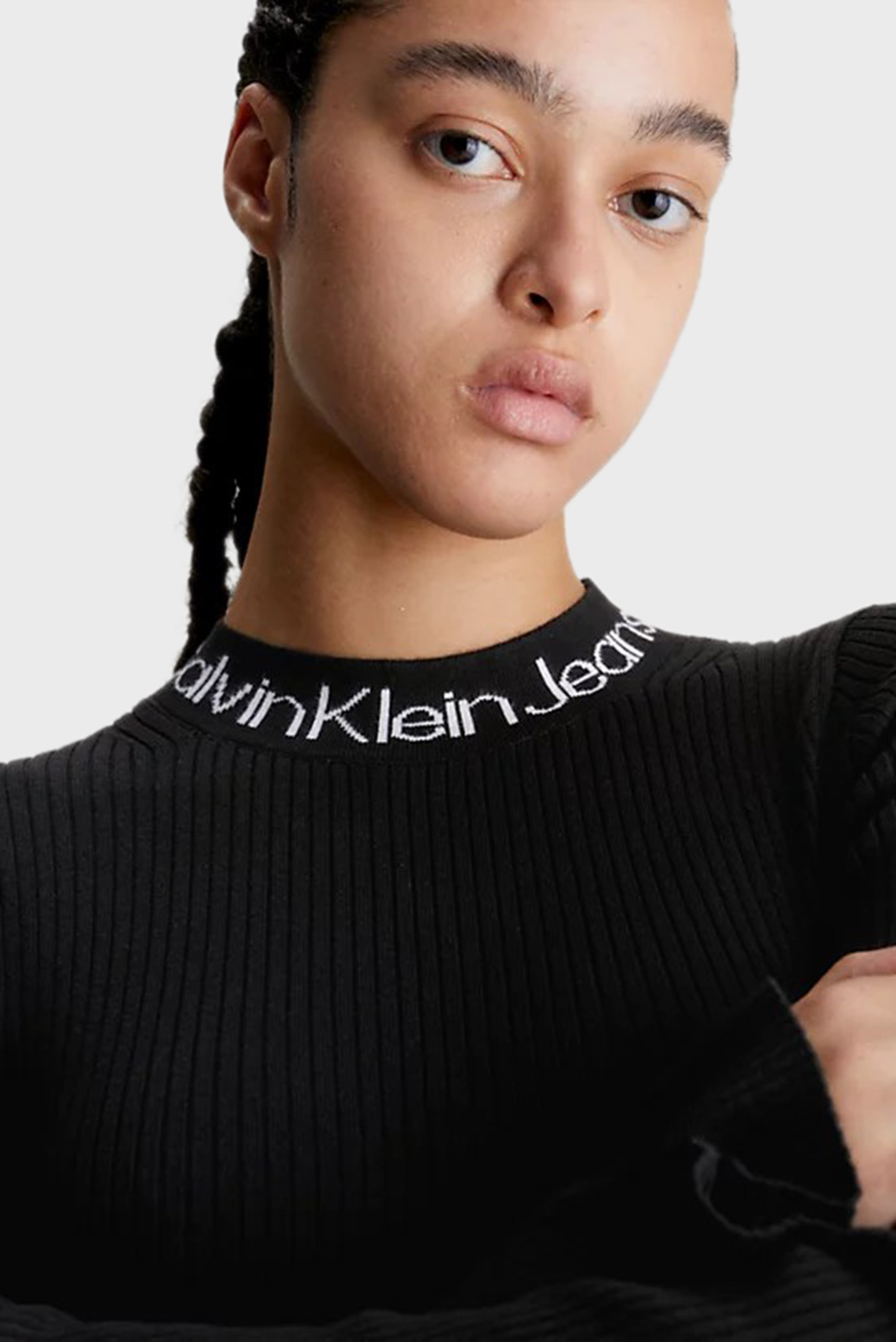 Платье LOGO INTARSIA SWEATER DRESS 3