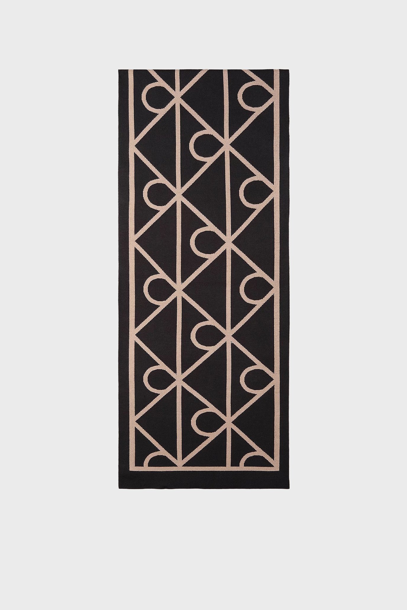 Шарф EMBLEM AOP JCQ FINE RIB SCARF 1