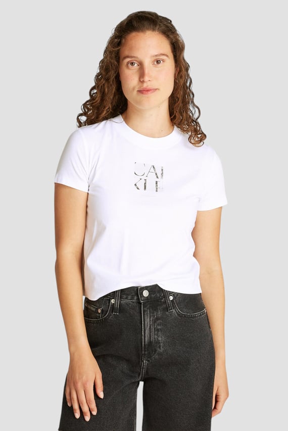 Футболка FRONT PHOTO GRAPHIC BABY TEE Calvin Klein Jeans