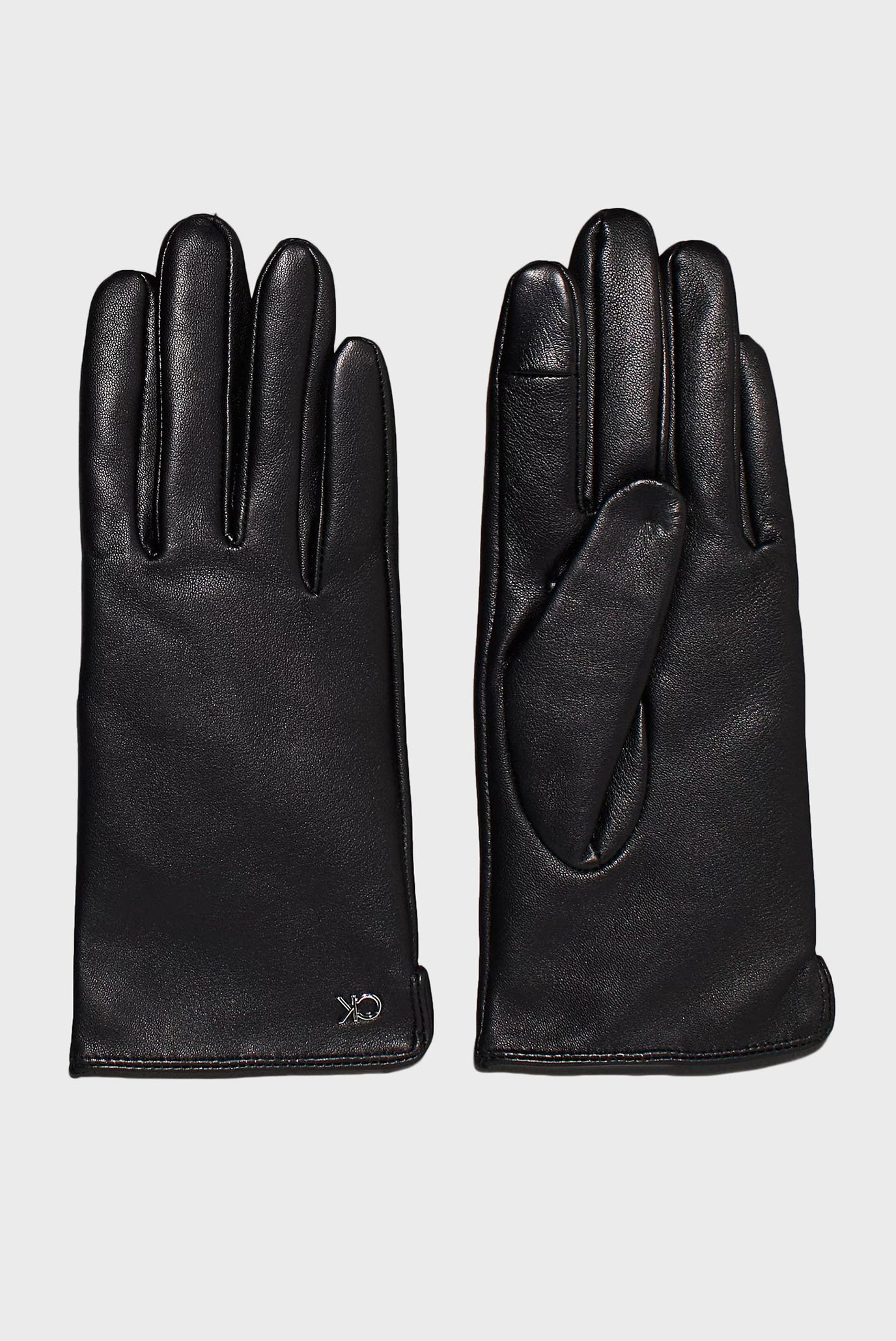 Перчатки/CK METAL LEATHER GLOVES 1