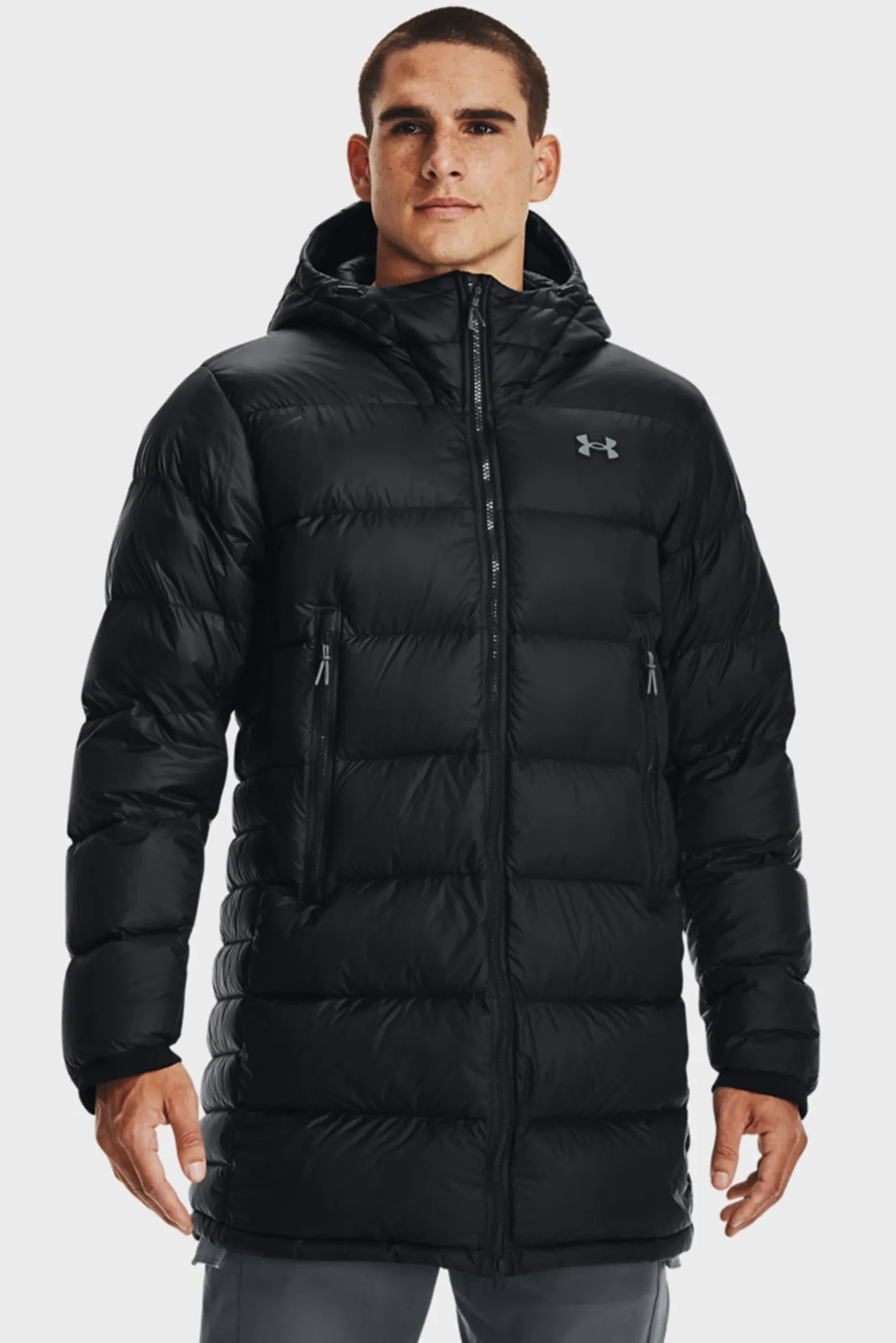 Мужской черный пуховик UA Armour Down Bench 7